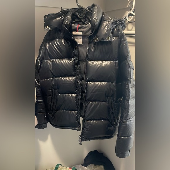 Moncler coat only worn twice .. in excellent condition